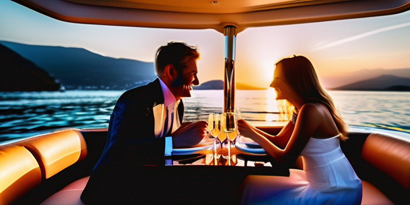 Private Yacht Sunset Cruise with Champagne Dinner