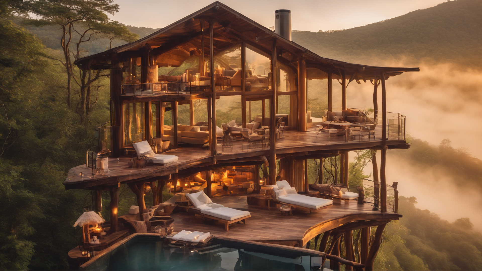 Beautiful travel luxury background