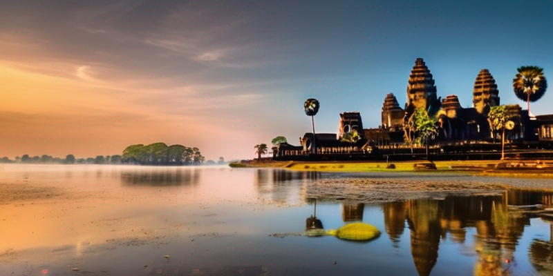 Beautiful view of Cambodia