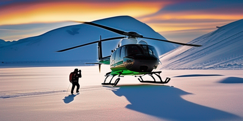 Exclusive Arctic Helicopter Safari: Northern Lights & Glacier Landing