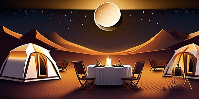 Luxury Desert Stargazing Safari with Gourmet Dining
