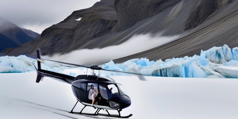 Private Helicopter Champagne Tour Over Alpine Glaciers