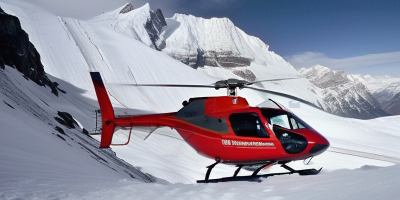 Private Helicopter Tour of Alpine Glaciers & Remote Peaks