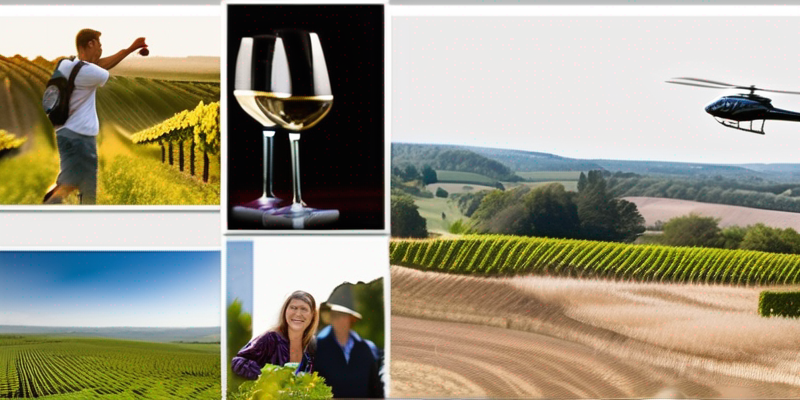 Private Vineyard Estate Helicopter Tour & Wine Tasting Experience