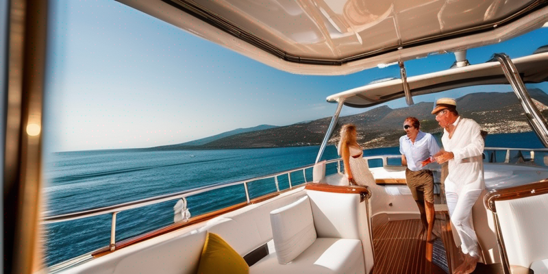 Private Yacht Charter: Mediterranean Coastal Luxury Cruise