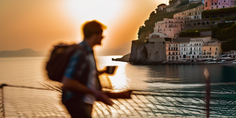 Sunset Champagne Helicopter Tour Over the Amalfi Coast
