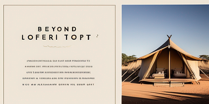 Beyond Canvas Tents: Safari Lodges Redefining Wilderness Luxury