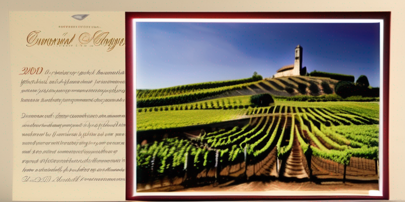 Uncorked Elegance: Privileged Access to the World's Most Prestigious Vineyards